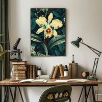 Enchanting Orchid Illustration William Morris Art Poster