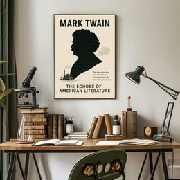Mark Twain The Echoes of American Literature Poster