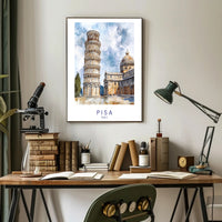 Pisa Art Poster PosterGoat