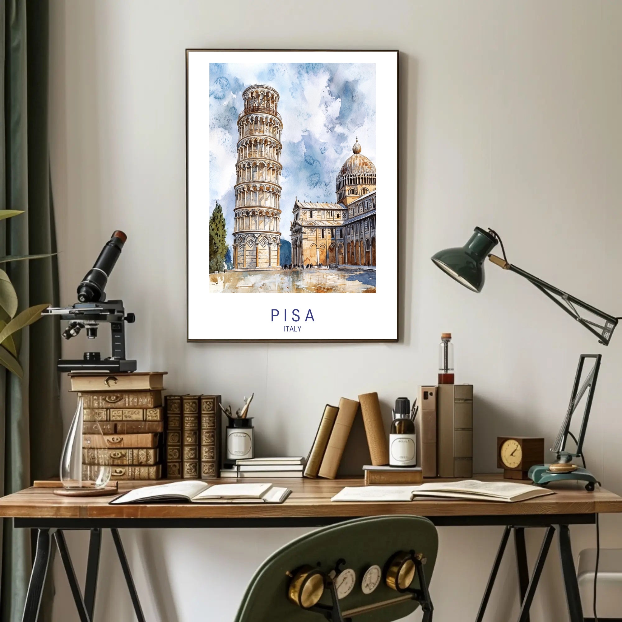 Pisa Art Poster PosterGoat
