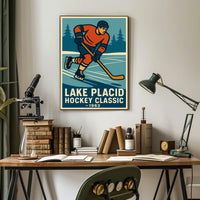 Lake Placid Hockey Classic Poster