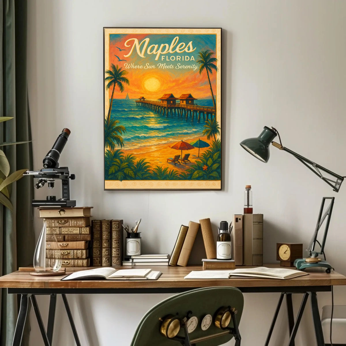Naples, Florida Where Sun Meets Serenity Poster