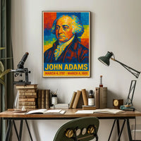 John Adams 2nd President Poster