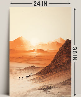 Journey Through The Desert Poster