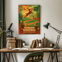Reindeer Basketball Extravaganza Poster