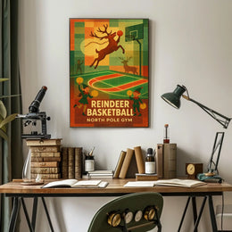 Reindeer Basketball Extravaganza Poster