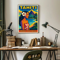 Tahiti French Polynesia Poster