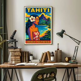 Tahiti French Polynesia Poster