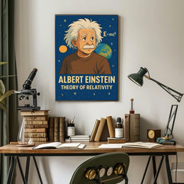 Albert Einstein Theory Of Relativity Poster