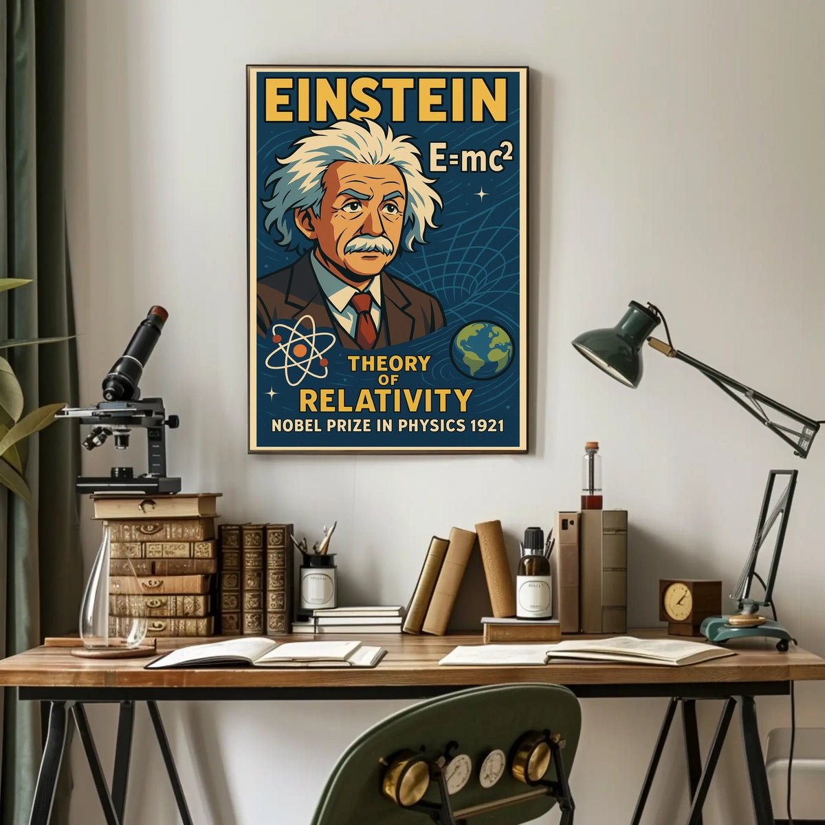 Albert Einstein Nobel Prize In Physics Poster