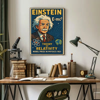 Albert Einstein Nobel Prize In Physics Poster
