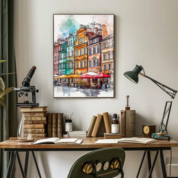 Poland Warsaw Old Town Square Poster