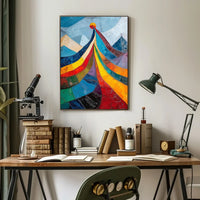 Abstract Modern Art Deco Style Poster