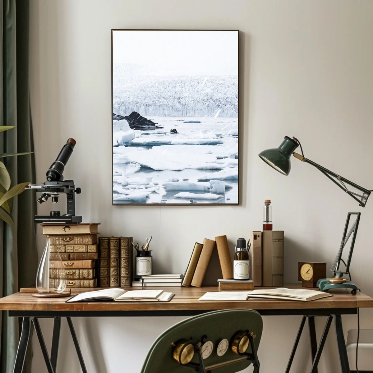 Icy Expedition Poster