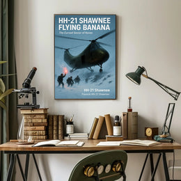 HH-21 Shawnee The Curved Savior of Korea Poster PosterGoat