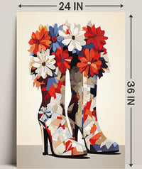 Floral Fashion Statement Poster