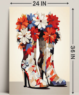 Floral Fashion Statement Poster