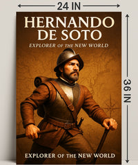 Hernando de Soto Explorer of the New World Poster PosterGoat