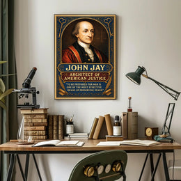 John Jay Architect of American Justice Poster PosterGoat