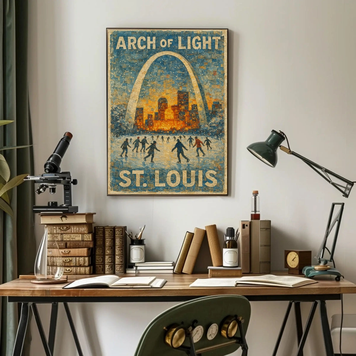 Arch Of Light St. Louis Poster