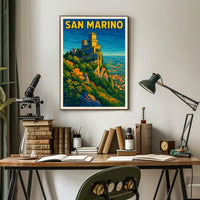 San Marino A Scenic Escape Poster
