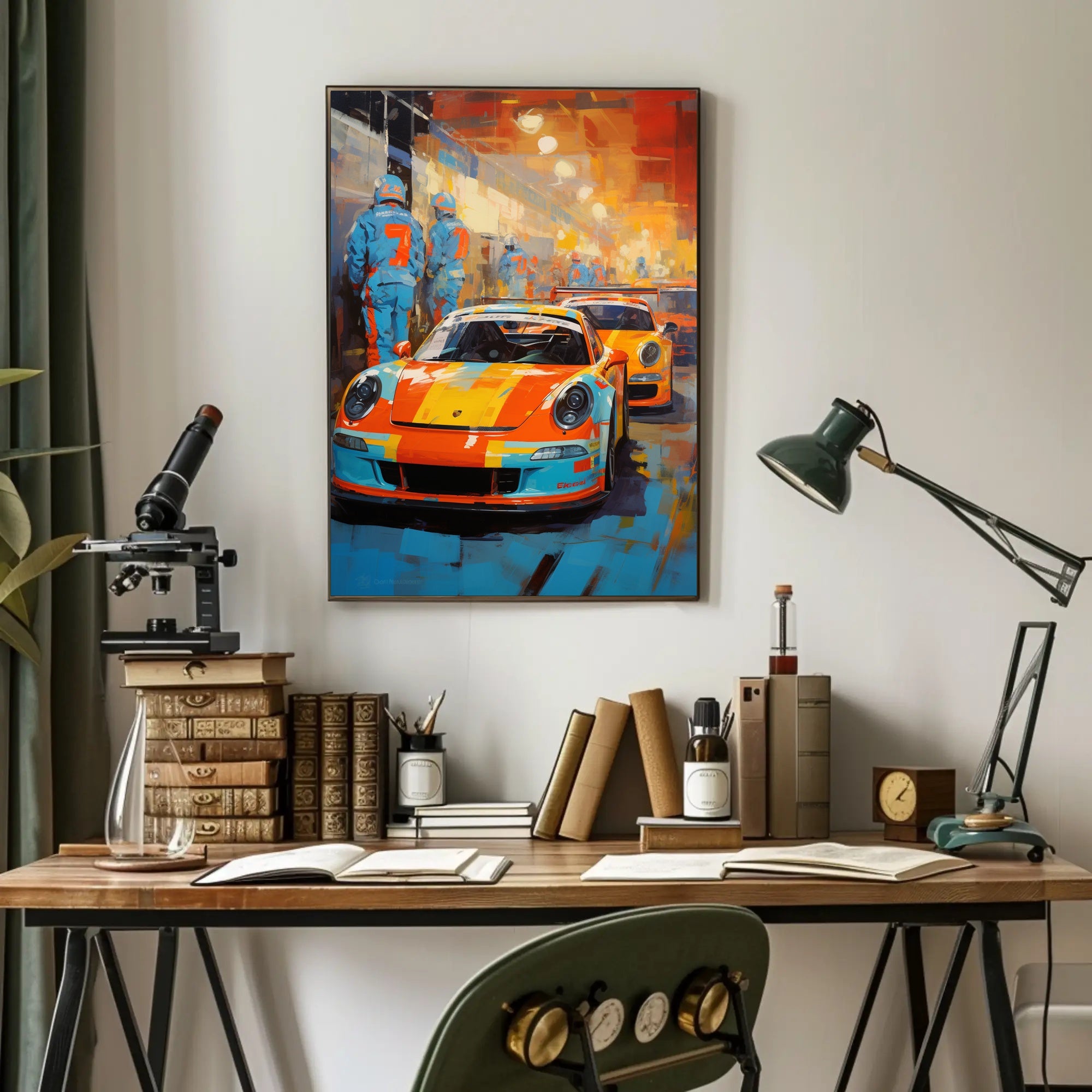 Racing Thrills Poster PosterGoat