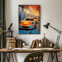 Racing Thrills Poster PosterGoat