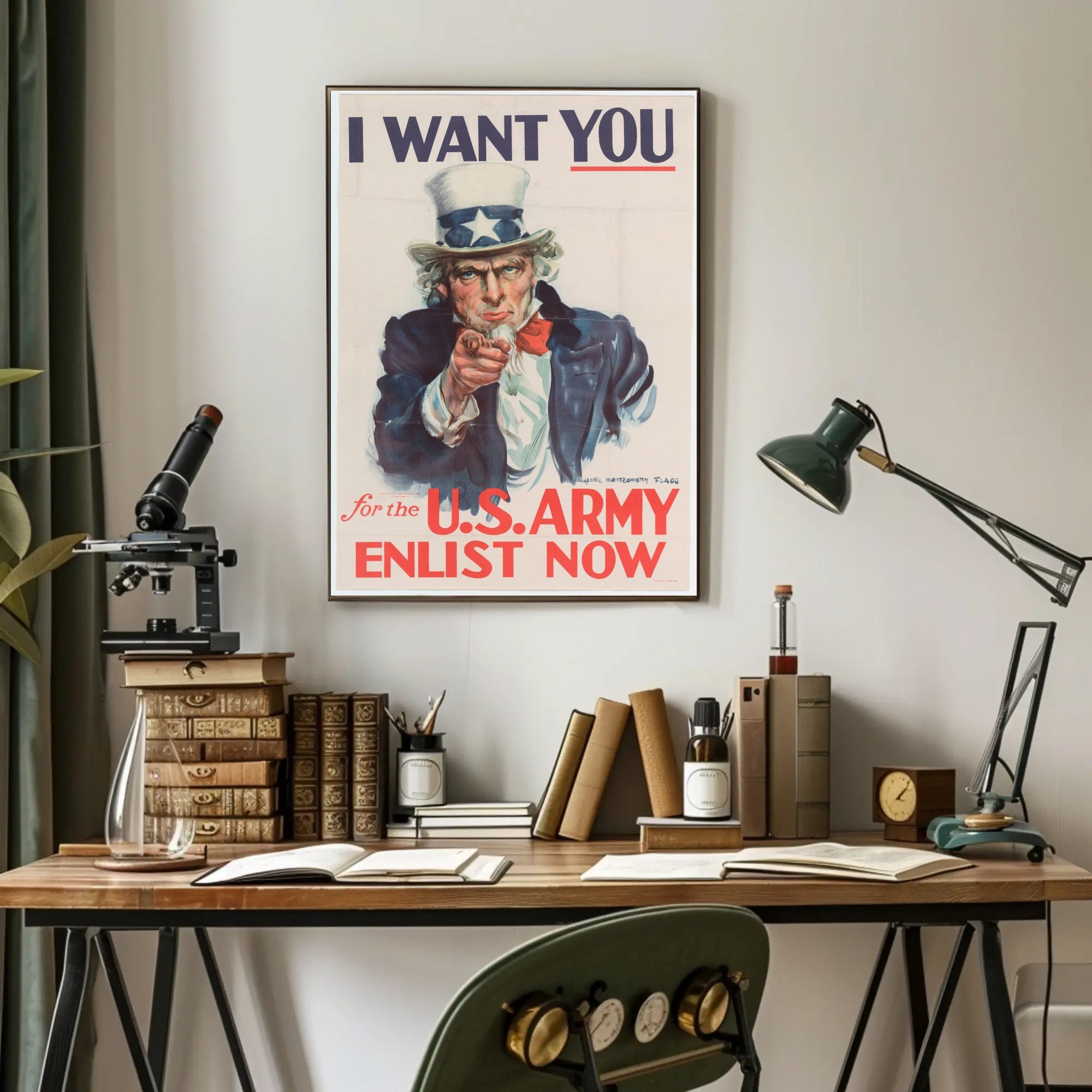I Want You for the U.S. Army Poster PosterGoat