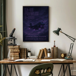 Grumman EA-6B Prowler Historical Military Aviation Poster