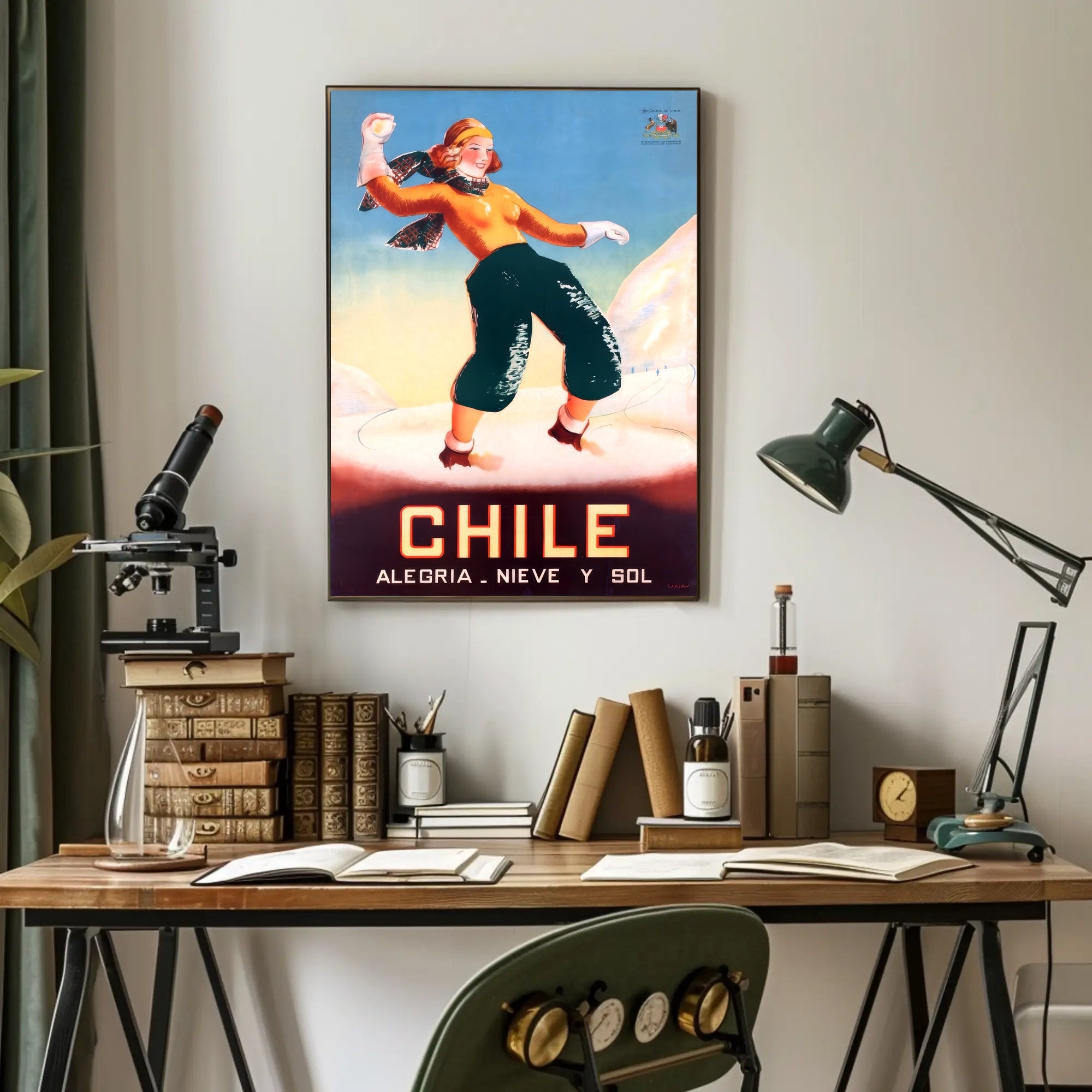 Chile: Joy, Snow, and Sun Poster PosterGoat