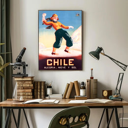 Chile: Joy, Snow, and Sun Poster PosterGoat