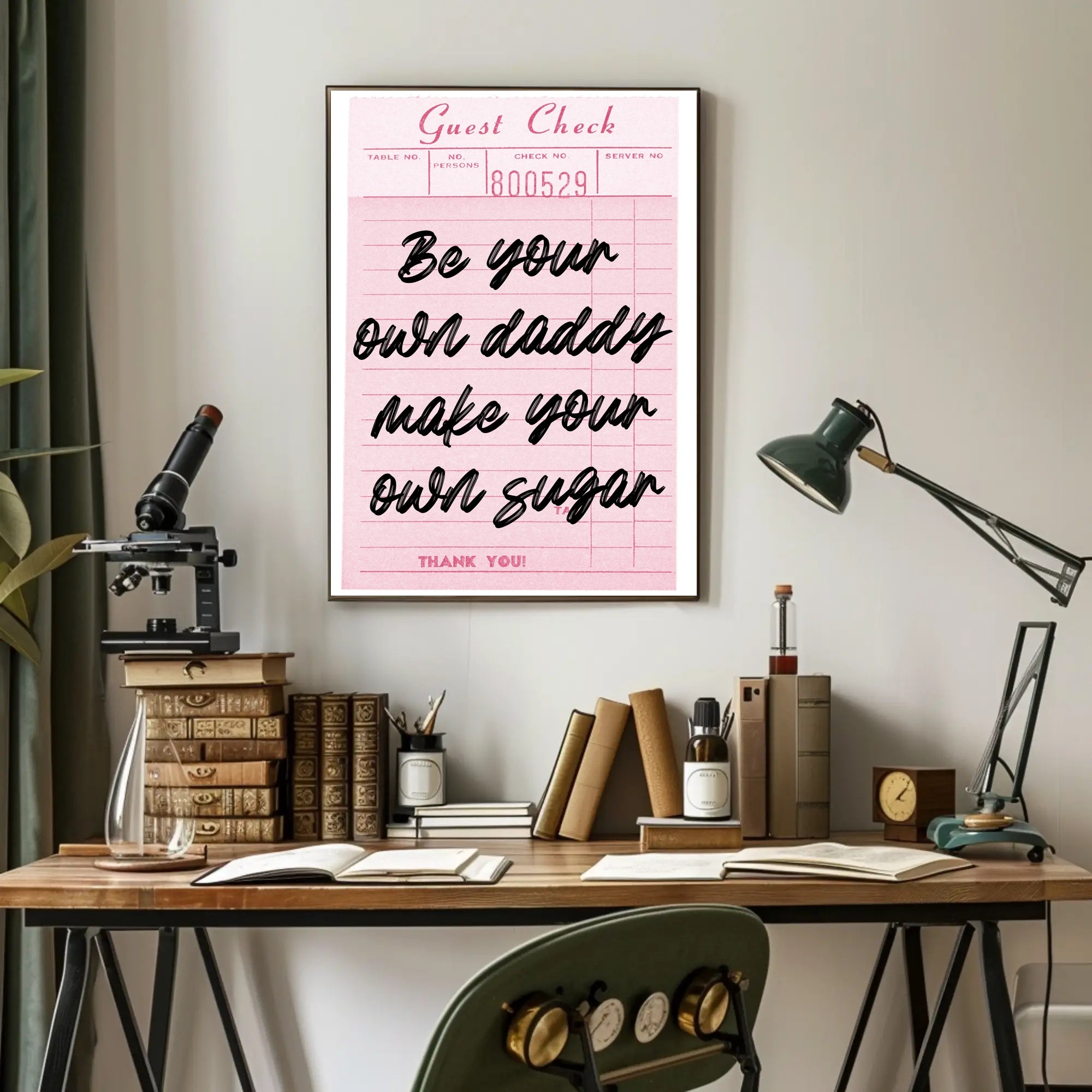 Be Your Own Daddy Motivational or Quote Poster PosterGoat