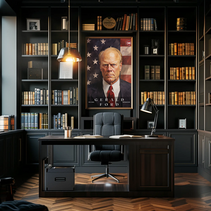Gerald Ford 38th President Of The United States Portrait