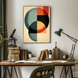 Abstract Geometric Harmony Abstract Poster