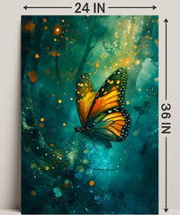 Enchanting Butterfly Scene in Fantasy or Mythology Poster