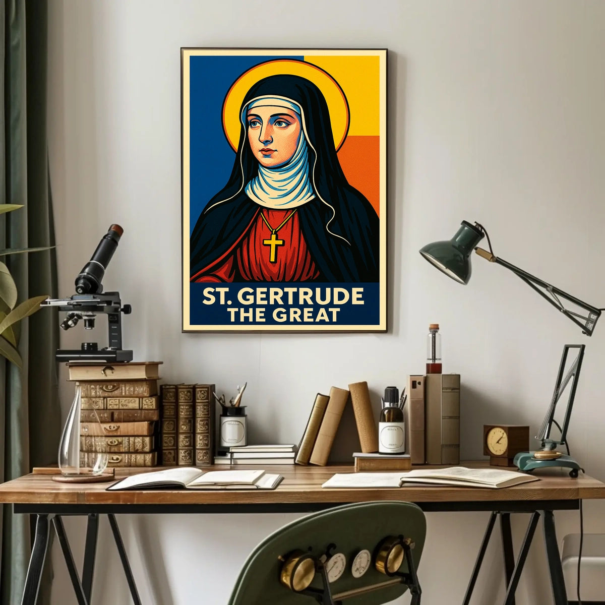 St. Gertrude the Great Poster