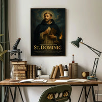 St. Dominic A Life of Faith and Vision Poster