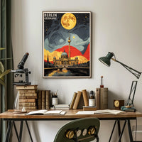Berlin Nightscape Poster