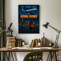 Fly to Hong Kong Poster