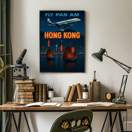 Fly to Hong Kong Poster