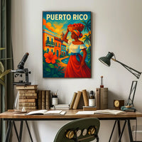 Puerto Rico Vibrant Heritage Poster