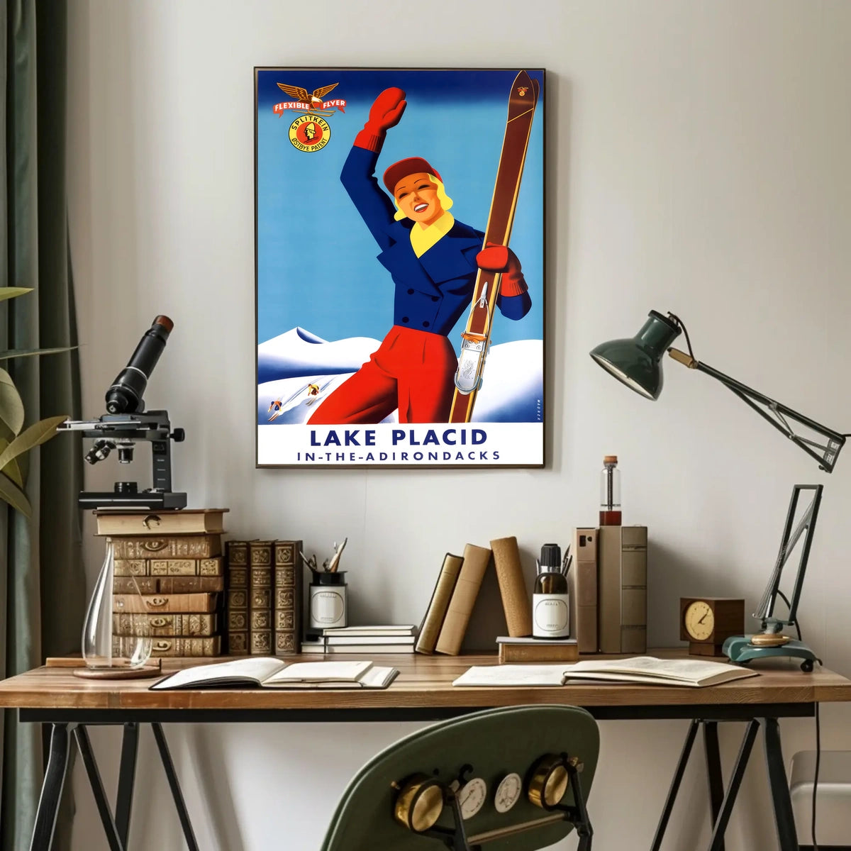 Lake Placid Winter Sports Poster