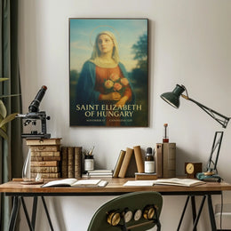 Saint Elizabeth Of Hungary Poster