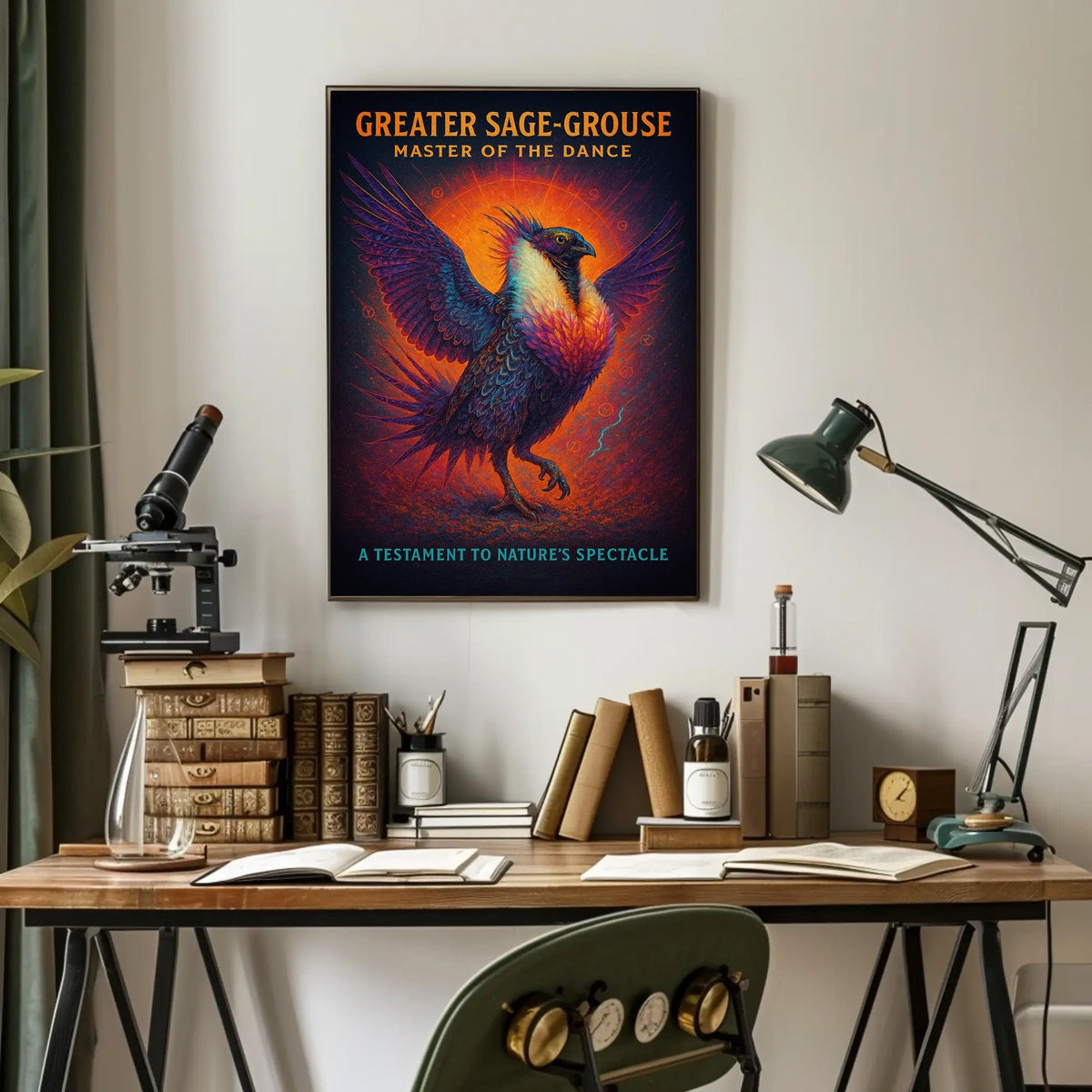 Greater Sage-Grouse Master of the Dance Poster