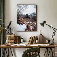 Winter Mountain Retreat Poster