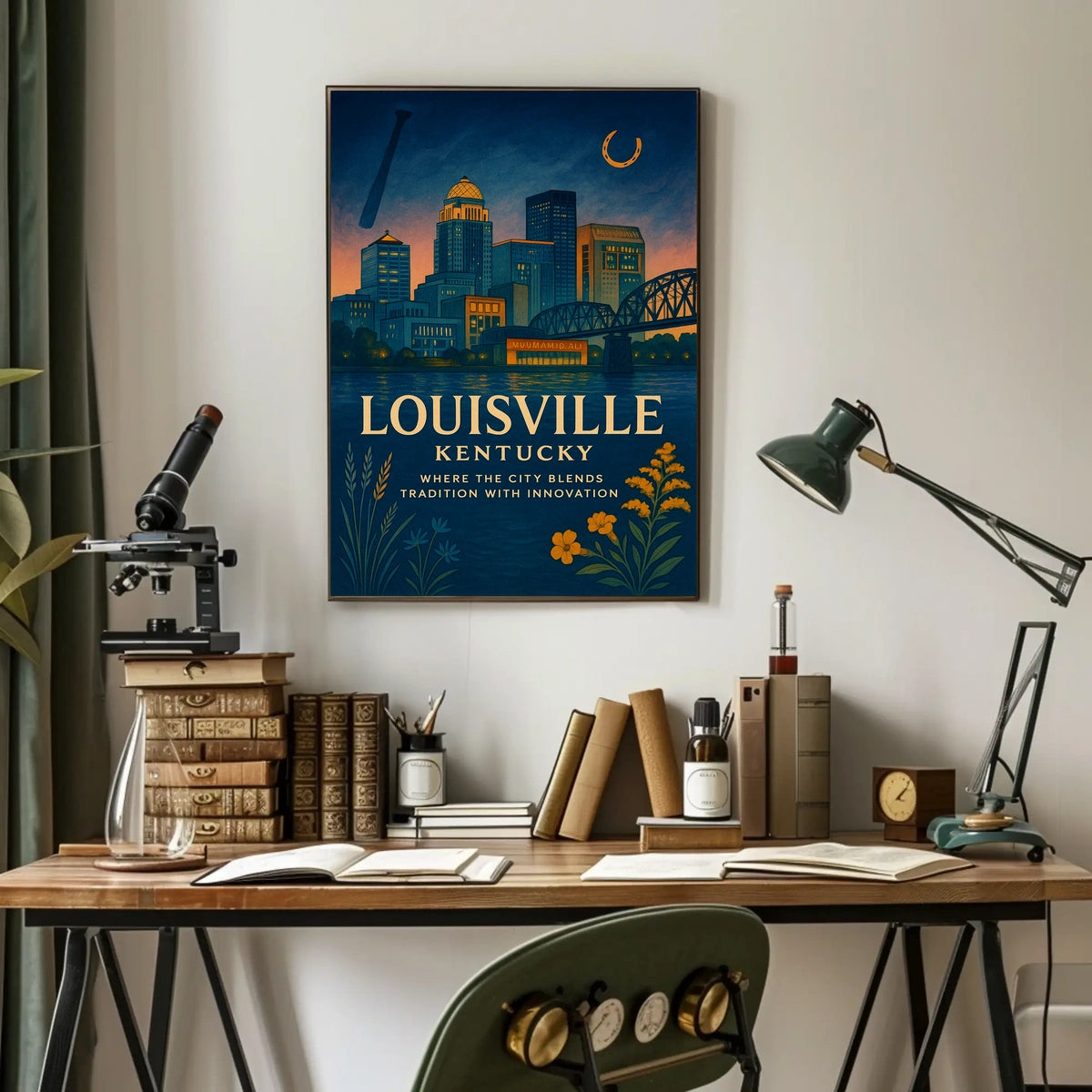 Louisville, Kentucky Tradition Meets Innovation Poster