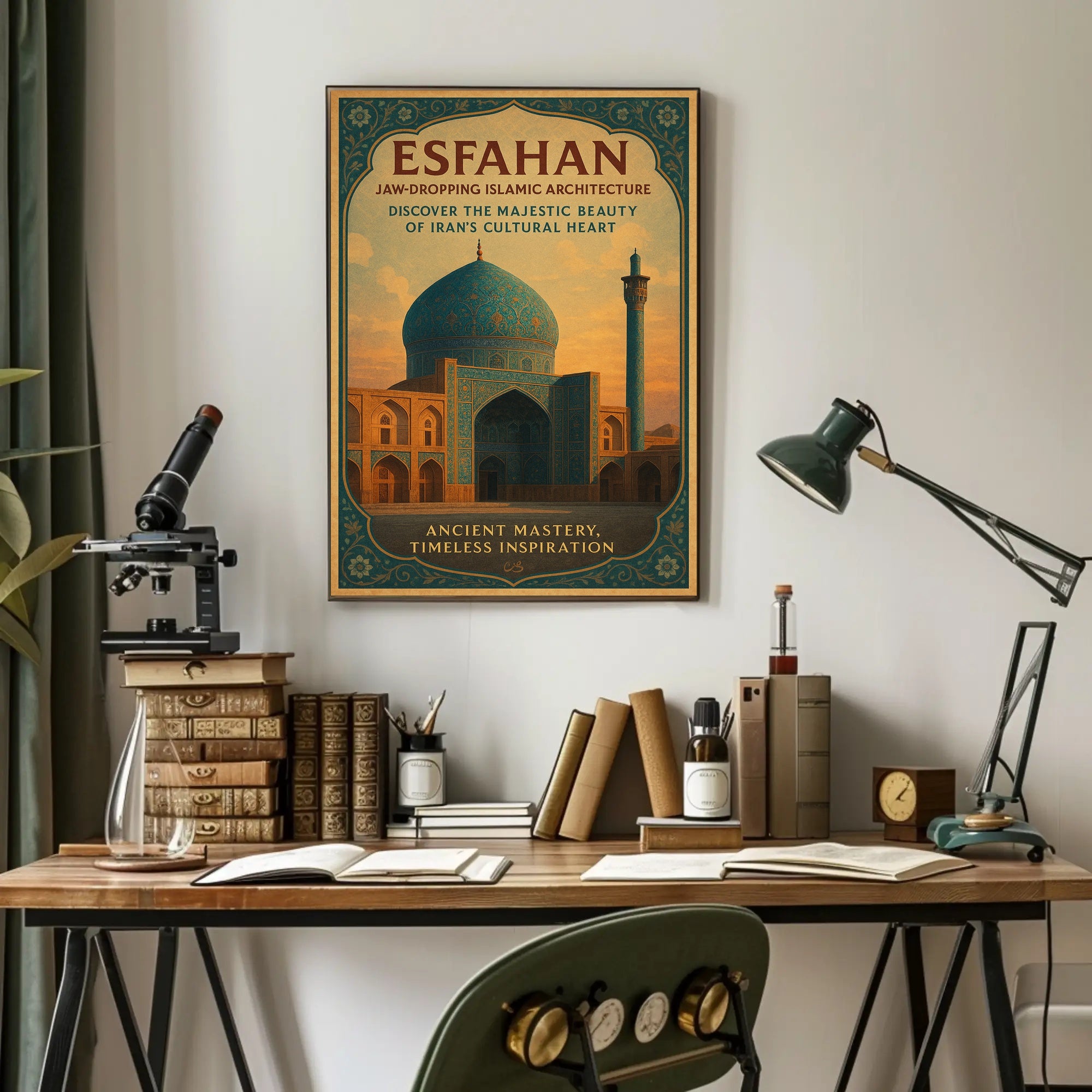 Esfahan – Majestic Islamic Architecture Poster PosterGoat