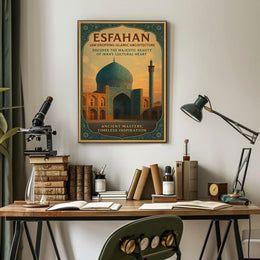 Esfahan – Majestic Islamic Architecture Poster PosterGoat