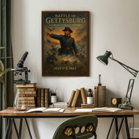 Battle Of Gettysburg A Turning Point Poster