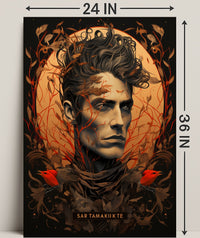 Sar Tamakiikte Enigmatic Portrait Poster